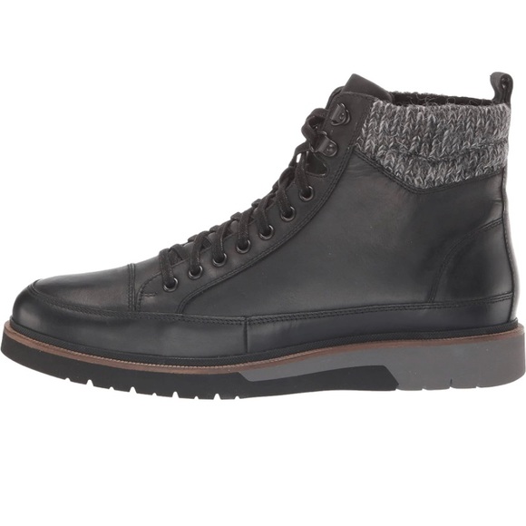 STACY ADAMS NEW Mens Leather Moc Toe Lace Up Ankle Boot - Picture 3 of 13